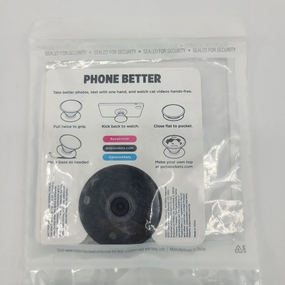 Poshmark Pop Socket Blue Jewel Beveled Jewel PopSocket Popgrip Birthday Swag - Picture 4 of 4